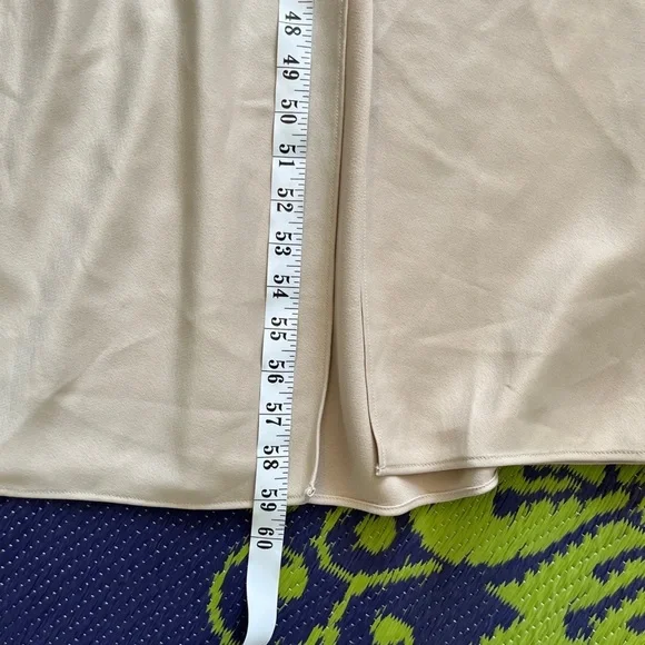 Anthropologie BHLDN Dylan One-Shoulder Satin Formal Cocktail Maxi Dress 12 NWOT - Picture 16 of 16